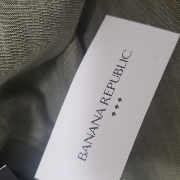 NWT Mens Casual Banana Republic Mediumweight Comfortable 100% Cotton V-neck Tee - Picture 6 of 7